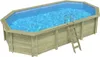 Pool NEMO 7.3 x 3.97 - H.1.45 m, hellblau, auf Rahmen - Produktbild-Vorschau 1
