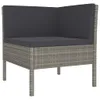 vidaXL 8-tlg. Garten-Lounge-Set mit Auflagen Poly Rattan Produktbild-Vorschau 4
