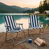 2er-Set Campingstuhl blau/weiss - klappbar, robust & Produktbild-Vorschau 1