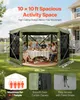 VEVOR Pop-up-Pavillon, 3 x 3 m, großes 6-seitiges Produktbild-Vorschau 2