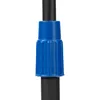 A close-up of a blue knob on a black pole. Produktbild-Vorschau