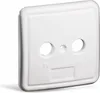 Goobay 67050 Coperchio a 2 fori per prese d'antenna, bianco Anteprima dell’immagine prodotto 4