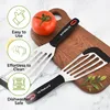 HI NATURE™ Edelstahl Spatel Set - 2-teilig Grillspachtel Produktbild-Vorschau 6