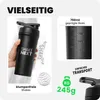 ShakeNext® Premium Edelstahl Shaker 700ml (Schwarz) Produktbild-Vorschau 4