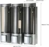 CHUANGDIAN Manuelle Seifenspender Wandmontage Shampoo-Box Produktbild-Vorschau 5