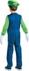 A child wearing a Luigi costume, shown from the back. Produktbild-Vorschau