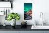MuchoWow® Poster Nordlichter - Berge - Norwegen 20x40 cm - Produktbild-Vorschau 3