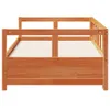 Tagesbett ohne Matratze Wachsbraun 90x190 cm Massivholz Produktbild-Vorschau 6
