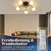 ZMH Deckenventilator Beleuchtung G9 Leise Deckenleuchte Produktbild-Vorschau 2