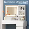ALFORDSON Schminktisch mit LED-Beleuchtung und Spiegel, Produktbild-Vorschau 7