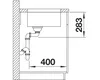 BLANCO SUPRA 400-U CNS 31/2'' BF w.UEL o.AF Podomietkový Náhľad obrázku produktu 10