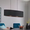 Moderner Kronleuchter Maserlo 1 2 Lichter Stahl Schwarz Produktbild-Vorschau 4