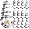 Windspirale 12er Set Vogelabwehr Windspiel Reflektierend Produktbild-Vorschau 1