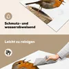 KitchenYeah© Herdabdeckplatte Rotkehlchen - Vogel - Holz , Produktbild-Vorschau 2