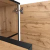 Skandinavische Kommode Sideboard Holz 140x80x35 für Produktbild-Vorschau 7