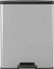Curver Duo Tretmülleimer Deco 26L+26L Silbern Produktbild-Vorschau 4