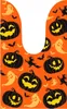 Halloween Kürbis Süßigkeitenbeutel 22x13cm Produktbild-Vorschau 2