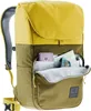 A close-up view of a backpack with its front pocket open, revealing some items inside. Náhled obrázku produktu