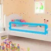 vidaXL Chránič postele pre batoľatá Modrá 180x42 cm Náhľad obrázku produktu 2