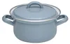 Riess Emaille Kasserolle mit Deckel Ø 22 cm, 3 l Pure Grey Produktbild-Vorschau 3