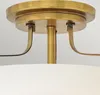Lampa sufitowa Harper stary mosiądz 3xE27x60W szkło Podgląd zdjęcia produktu 2