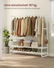 Kleiderständer, Garderobenständer, Garderobe, 2 Ablagen, 6 Produktbild-Vorschau 2
