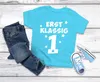 Kinder T-Shirt Jungen Aufdruck erstklassig Zahl 1 Sterne Produktbild-Vorschau 3