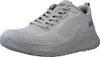 A single gray Skechers Bobs Sport Squad Chaos women's training shoe is shown from a side angle against a white background. Voir les images du produit