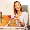 4 x Stiftköcher Bambus, Utensilienbox Holz, für Stifte, Produktbild-Vorschau 2