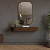 Schminktisch OVARO 123 cm mit Schublade und Ablage – Produktbild-Vorschau 7