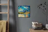 Coloray Uhr auf Leinwand 30x30 cm Wand Uhr Dekoration Produktbild-Vorschau 4