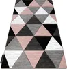 Dywan ALTER Rino Trójkąty  różowy 120x170 cm Podgląd zdjęcia produktu 1
