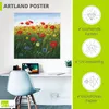 ARTland Poster Mohnblumen Landschaft I Größe: 50x50 cm Produktbild-Vorschau 3