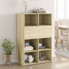 vidaXL Highboard chêne Sonoma 80x42,5x124 cm Matériau Voir les images du produit 1