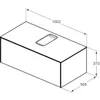 IDEAL STANDARD T3930Y3 WT-Unterschrank Conca, 1 Auszug, Produktbild-Vorschau 2