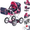 Puppenwagen Ruby - flying hearts blue pink Produktbild-Vorschau 9