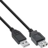 InLine® 34602B Prolunga USB 2.0, spina/presa, tipo A, nera, Anteprima dell’immagine prodotto 3