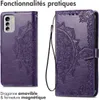 imoshion Bibliothèque Mandala pour le Nokia G60 - Violet Voir les images du produit 2