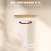 Barhocker 2er Set, Höhenverstellbar 360° Drehbar Barstuhl Produktbild-Vorschau 5