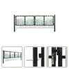 The Living Store Zauntor (Einzeltor) Schwarz 300x150 cm Produktbild-Vorschau 1