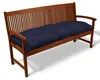 Beautissu Bankauflage Flair BK, ca.120x50x10cm, Dunkelblau Produktbild-Vorschau 2