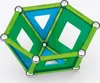 A 3D geometric structure made of magnetic rods and panels. Podgląd zdjęcia produktu