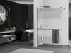 Mexen Kioto+ 90x200cm Ścianka Walk-in, Gun Metal, Podgląd zdjęcia produktu 2