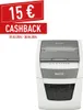 A Leitz shredder with a promotional overlay indicating a cashback offer. Náhľad obrázku produktu