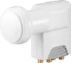 Goobay 67271 LNB Universal Quattro, blanc-gris - LNB SAT Voir les images du produit 1