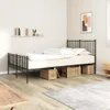 A bedroom scene with a metal bed frame and bedding. Náhled obrázku produktu