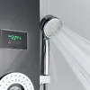 Linuode LED svetelný sprchový panel vodopád dažďová Náhľad obrázku produktu 7