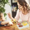 Brotdose Kinder Bento-Box 900ml Auslaufsicher Fächern für Produktbild-Vorschau 7