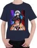 Uni dětské tričko Jujutsu Kaisen Gojo Satoru Sukuna Flame Náhled obrázku produktu 1