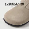 Clogs Damen Herren aus echtem Rindspaltleder, Geschlossene Produktbild-Vorschau 6